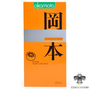 Bao cao su Okamoto Orange siêu mỏng hương cam