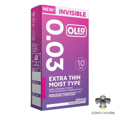 Bao cao su Oleo 0.03 Invisible