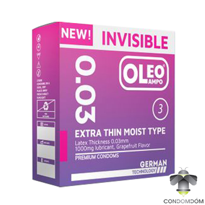 Bao cao su Oleo 0.03 Invisible