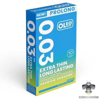 Bao cao su Oleo 0.03 Prolong