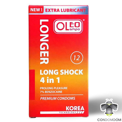 Bao cao su Oleo Long shock 4 in 1