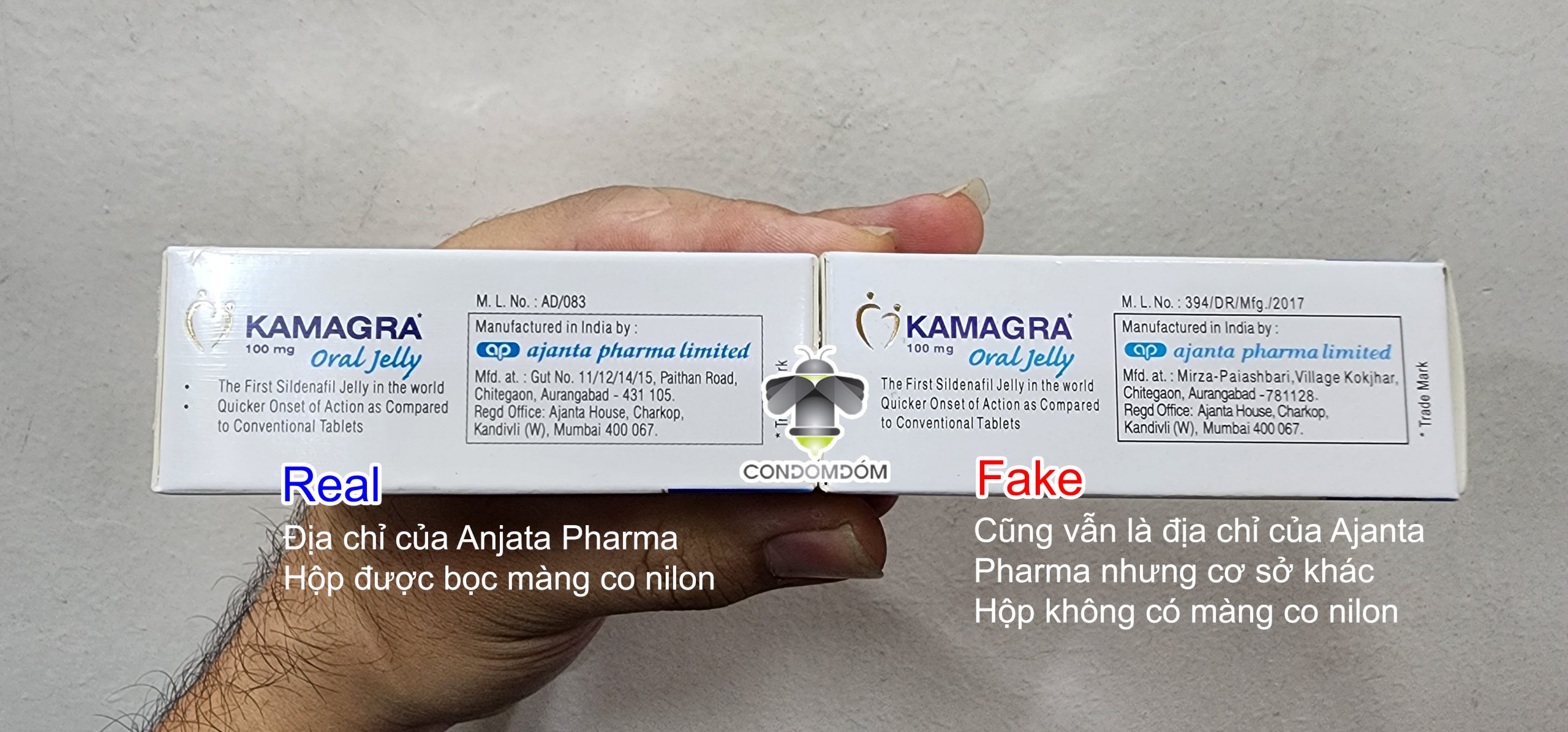 Phân biệt Kamagra thật và giả