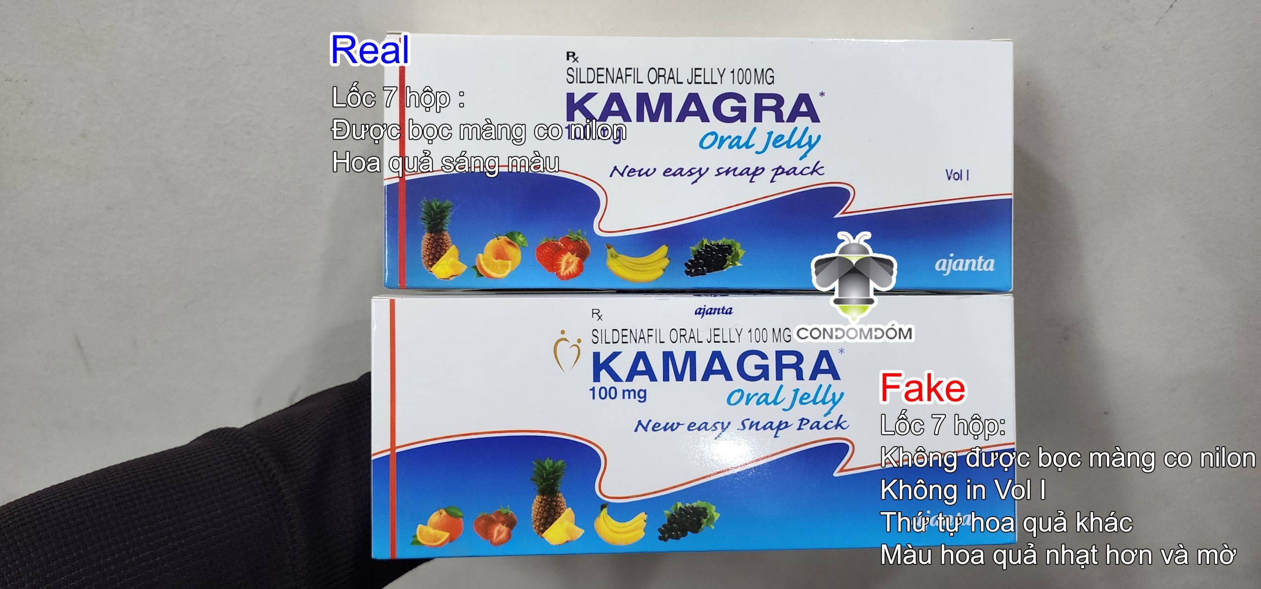 Phân biệt Kamagra thật và giả
