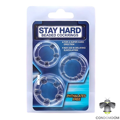 Vòng cao su Stay Hard tăng cường cảm xúc, hỗ trợ cương cứng và kéo dài thời gian quan hệ