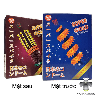 Bao cao su Super Gold gai gân bi siêu khủng